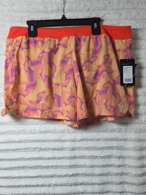 0493 Korsa Women's Athletic Shorts with Built In Underwear; Large
